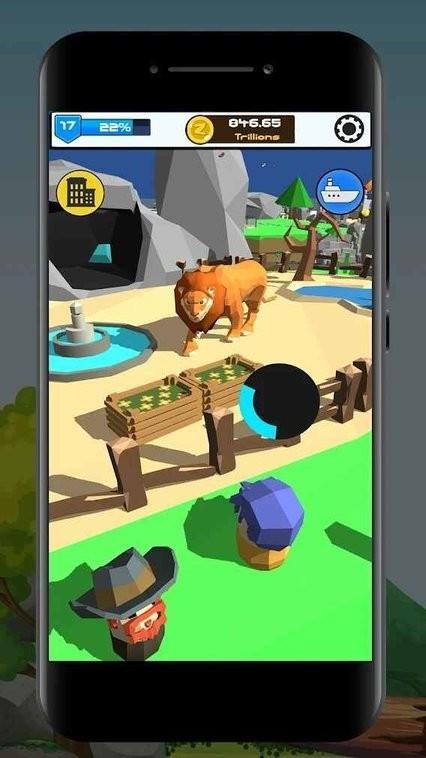 闲置动物园3d动物公园大亨最新版(idle zoo 3d animal park tycoon)下载,动物园游戏,经营游戏,动物公园大亨